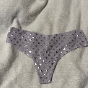 Victoria's Secret Gray Patterned Panties